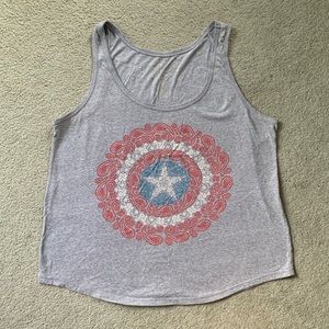 Marvel Captain America Shield Tank